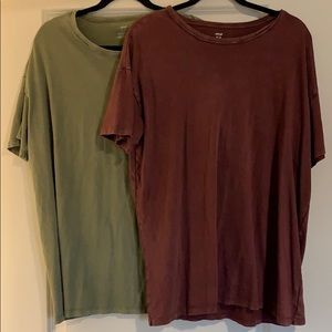 Aerie Distressed Boyfriend Tees